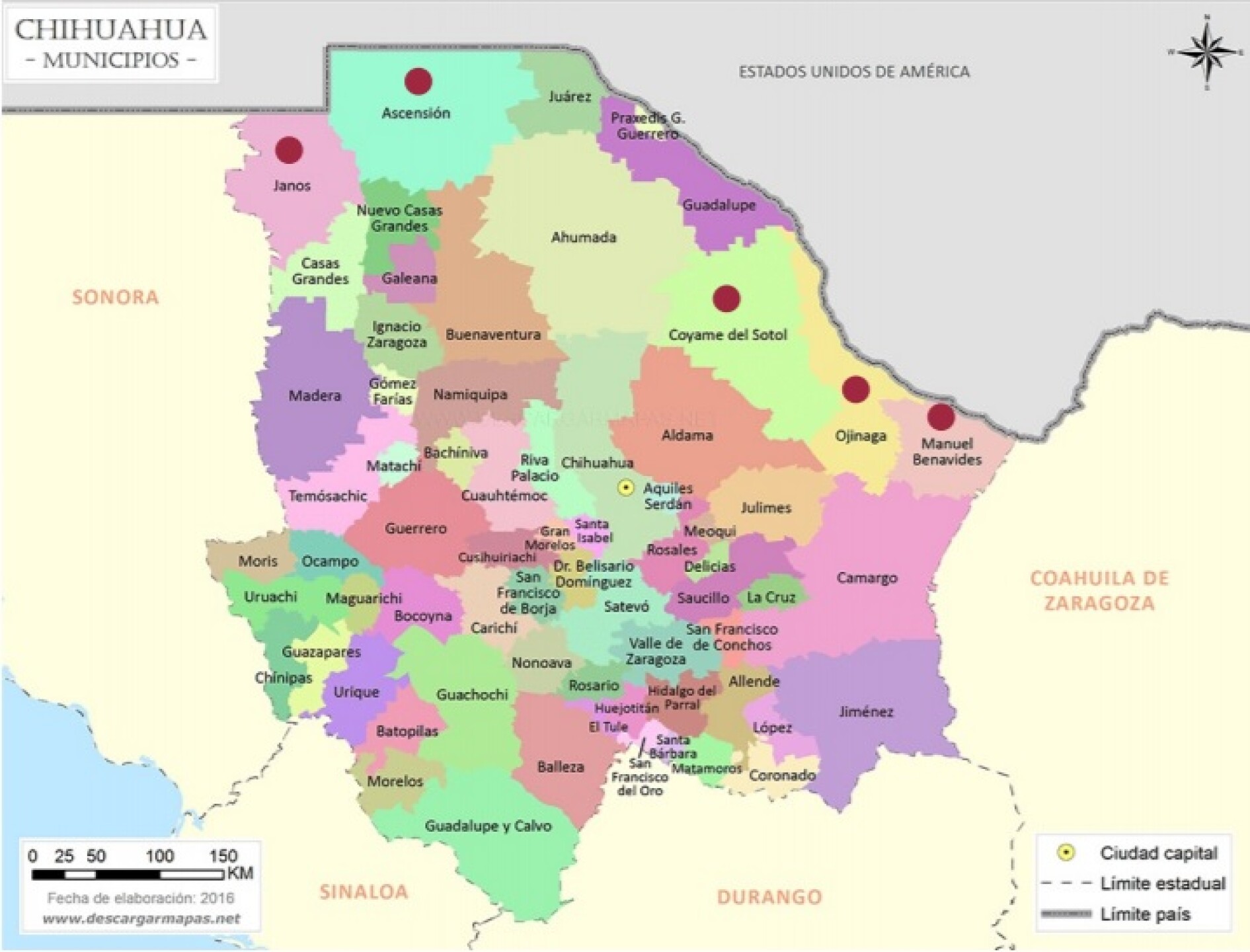 Municipios-Chihuahua