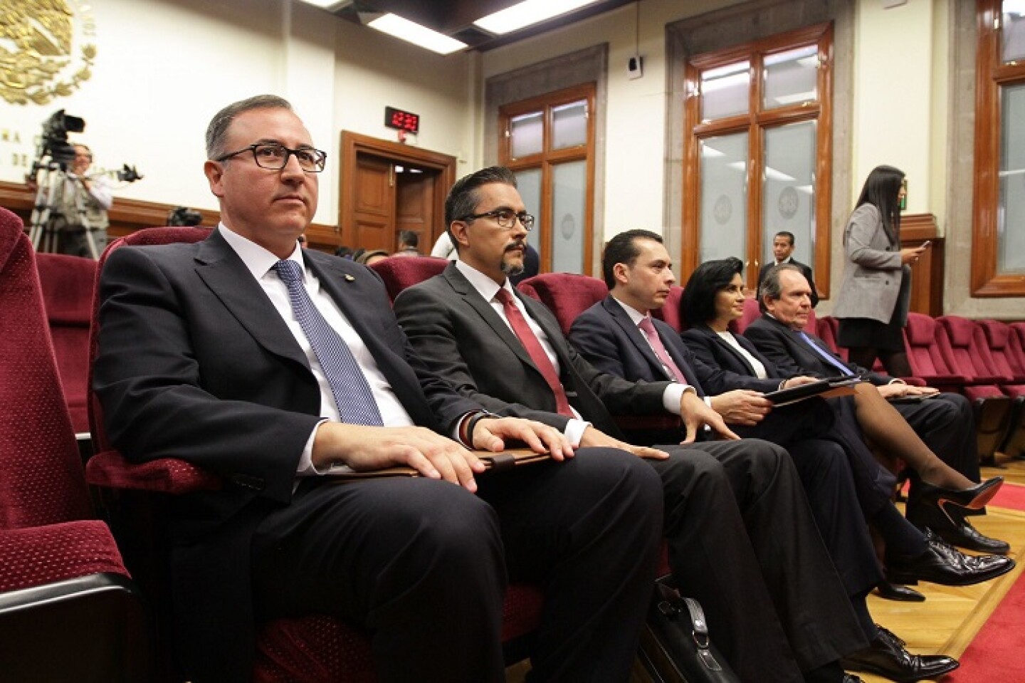 CIUDAD DE MÉXICO. 28NOVIEMBRE2019.- El magistrado Sergio Javier Molina Martínez fue electo por el pleno de la Suprema Corte de Justicia de la Nación como consejero de la Judicatura Federal.Ocupará el cargo de Consejero del Consejo de la Judicatura Federal (CJF) para el periodo 2019-2024. Hoy se eligió al magistrado durante la sesión de la Suprema Corte de Justicia de la Nación.FOTO: VICTORIA VALTIERRA / CUARTOSCURO.COM