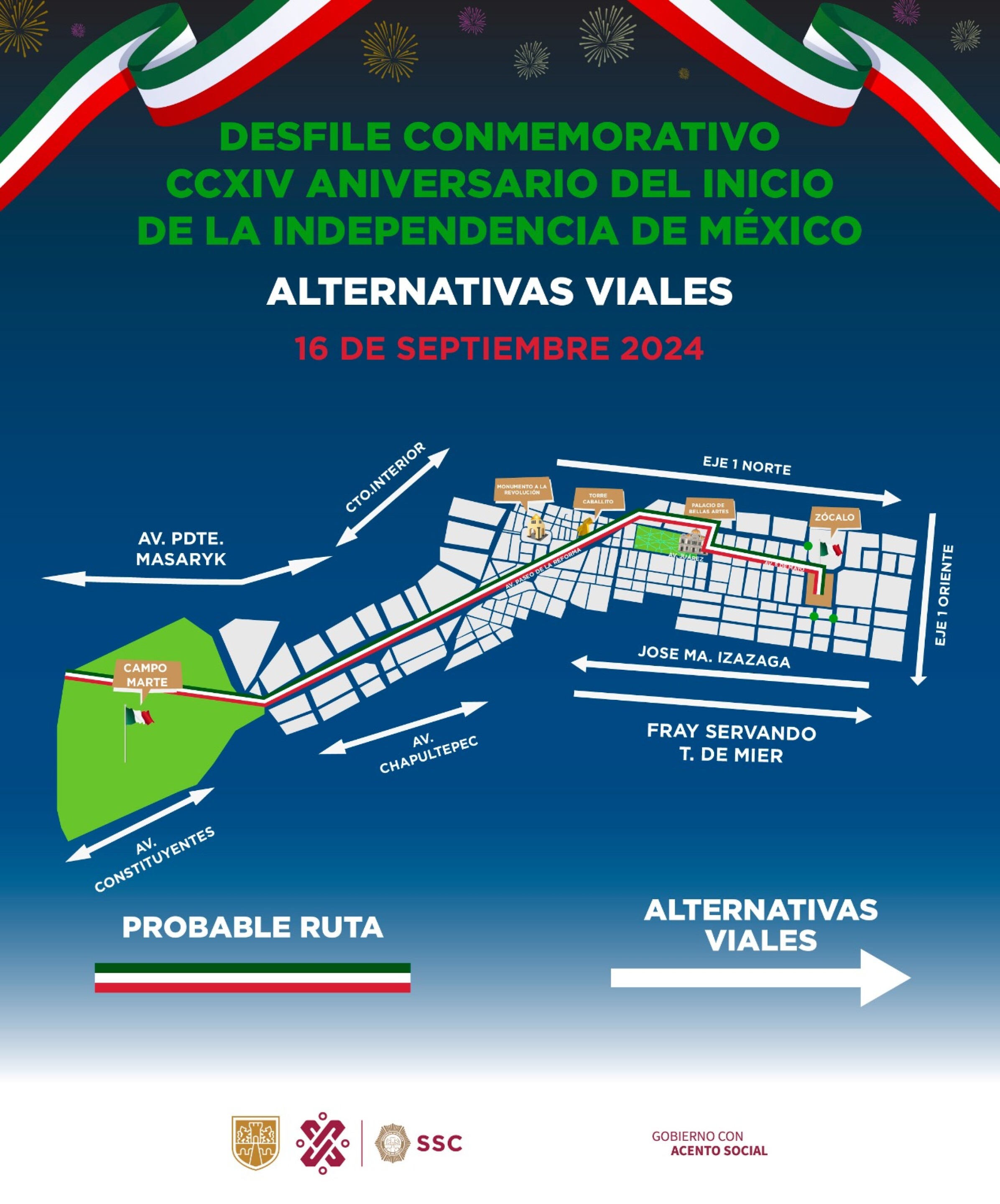 Desfile Militar 2024: Horario, probable ruta y alternativas viales │ Mapa
