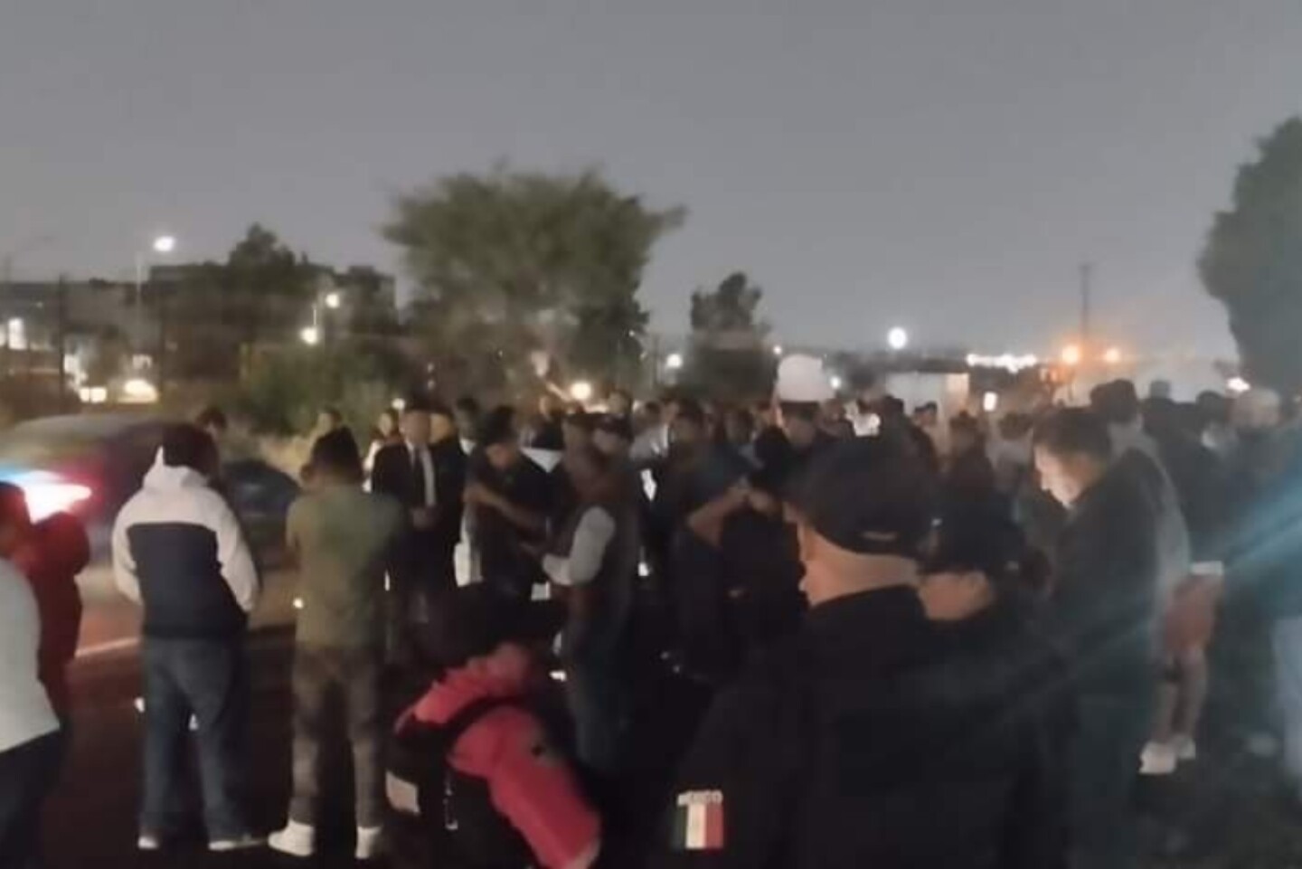 Bloqueo en Avenida Central