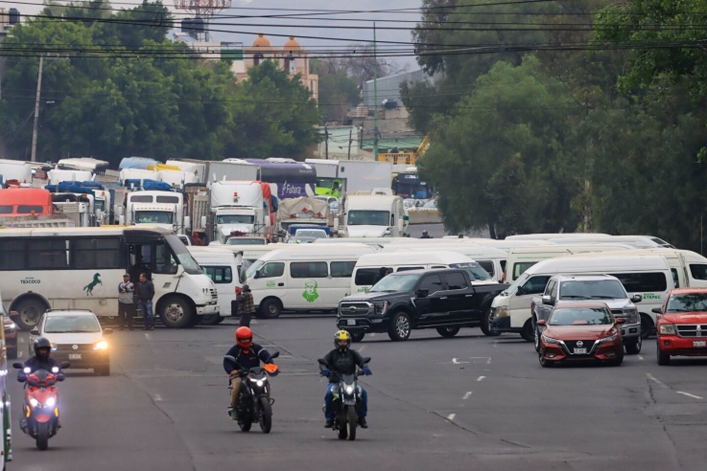 Transportistas bloqueo