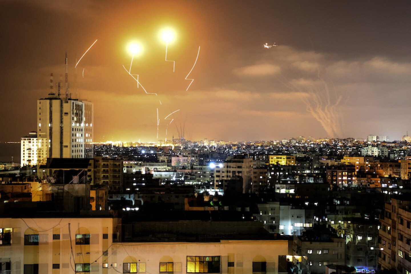 PALESTINIAN-ISRAEL-GAZA-ROCKET