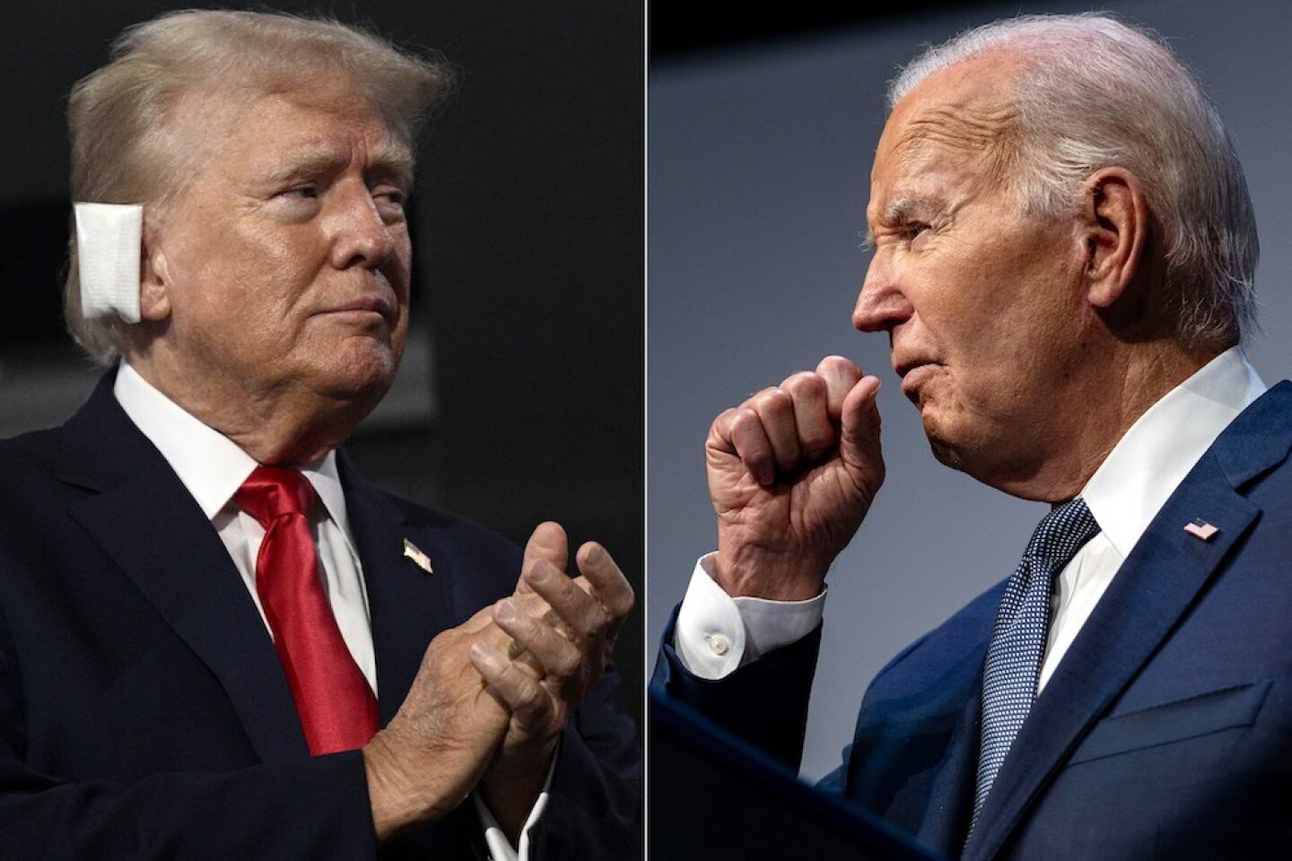 Trump y Joe Biden