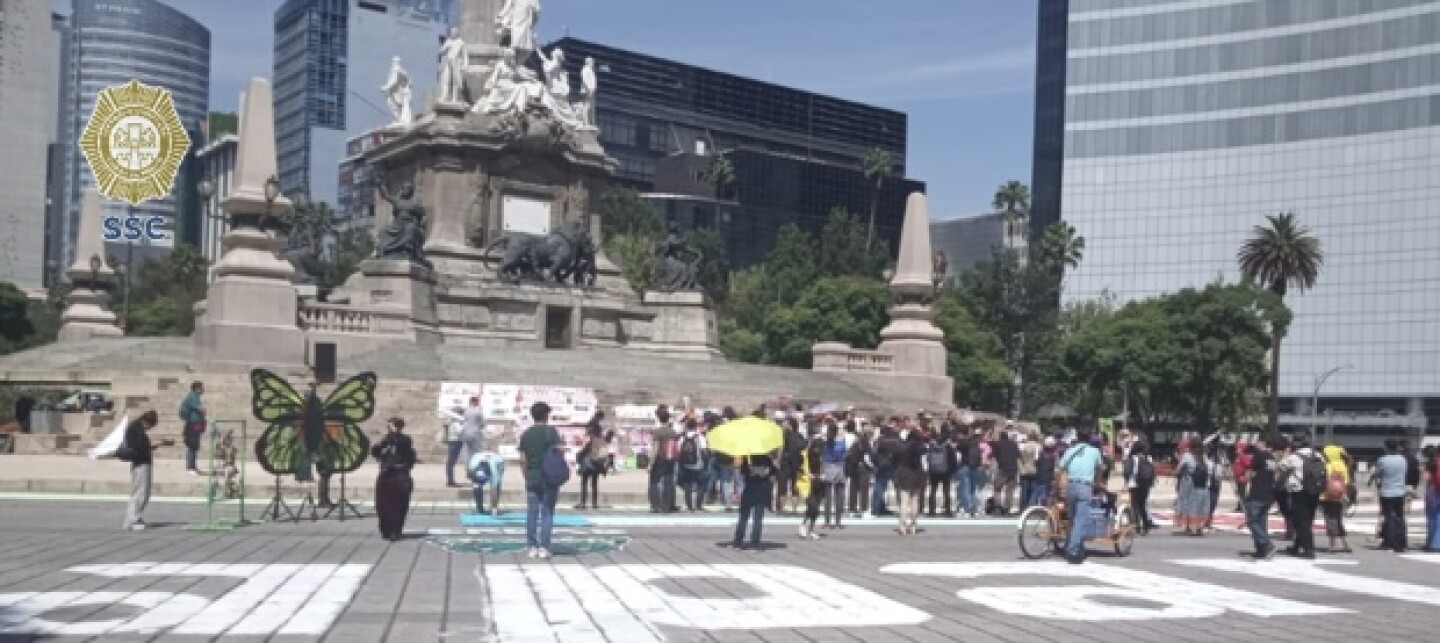 Paseo de la Reforma bloqueo