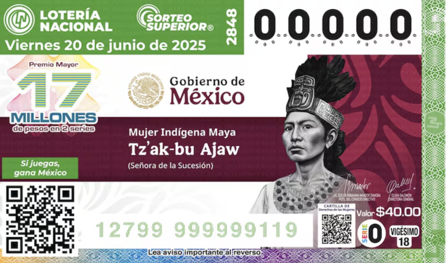 Cachito del Sorteo Mayor número 3975
