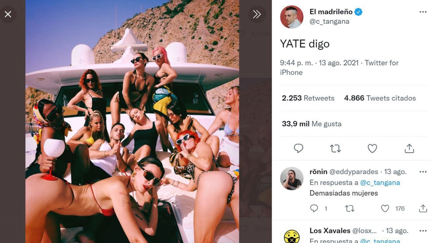 La foto de C.Tangana con mujeres reaviva las acusaciones al trap de machismo
