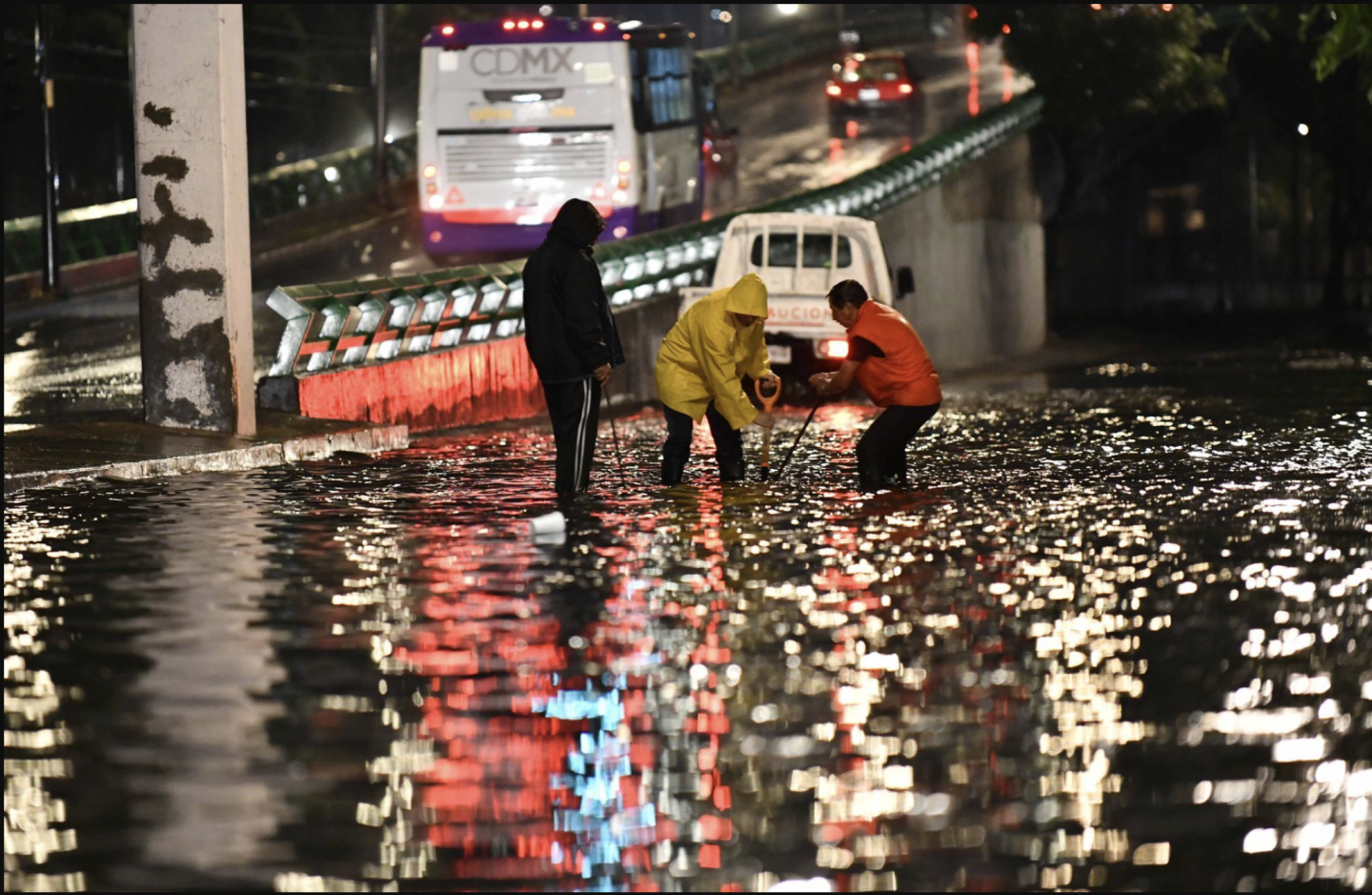 Afectaciones por lluvias en la CDMX el 31 de julio