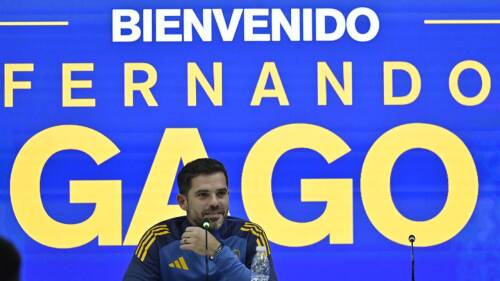 Fernando Gago fue presentado como el nuevo entrenador del Boca Juniors