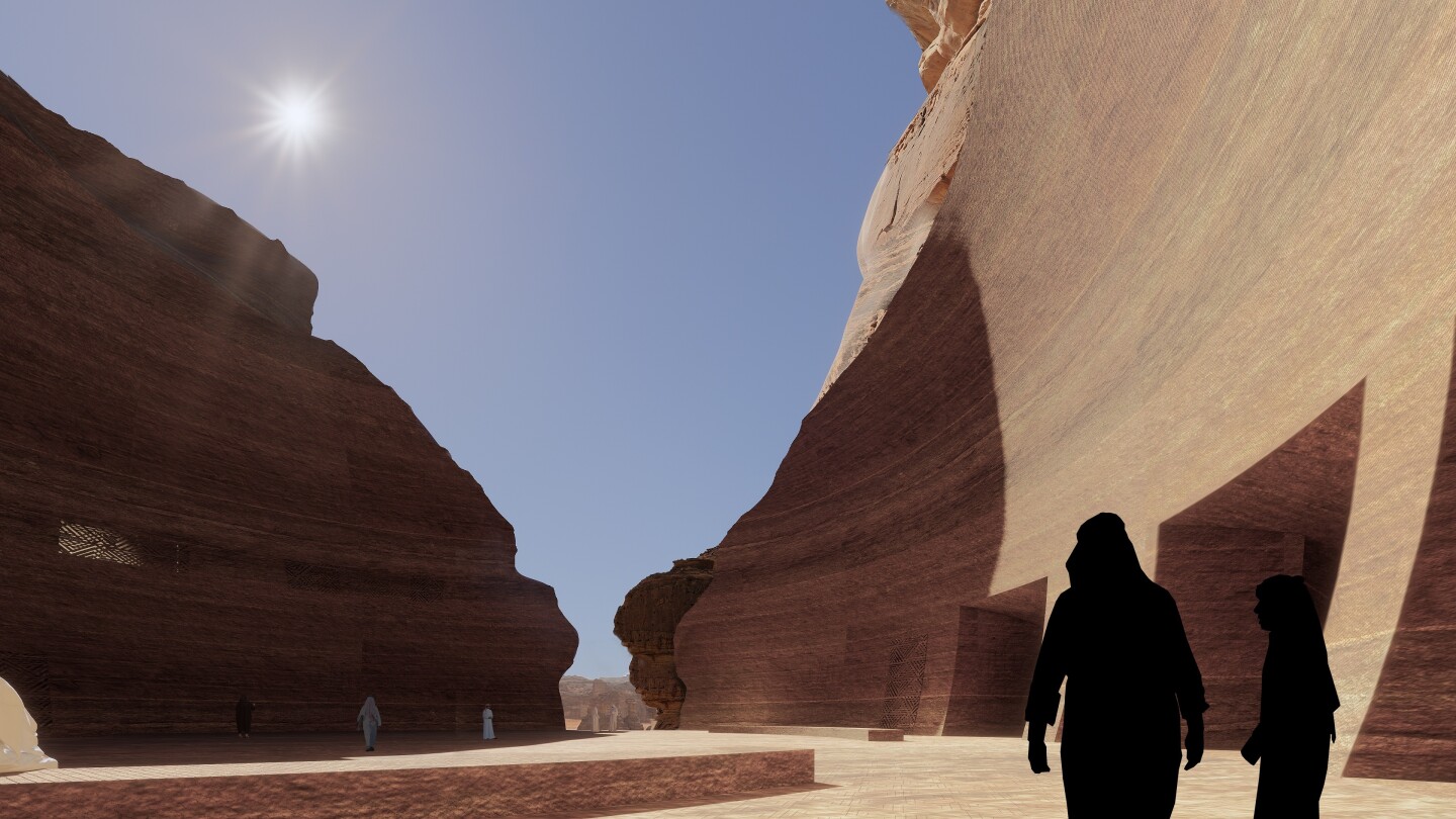 El 'resort' excavado en las montañas
