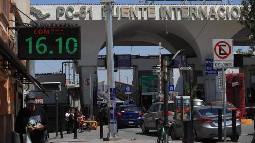 peso frontera México EU