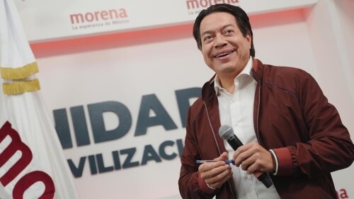 Mario Delgado, líder nacional de Morena