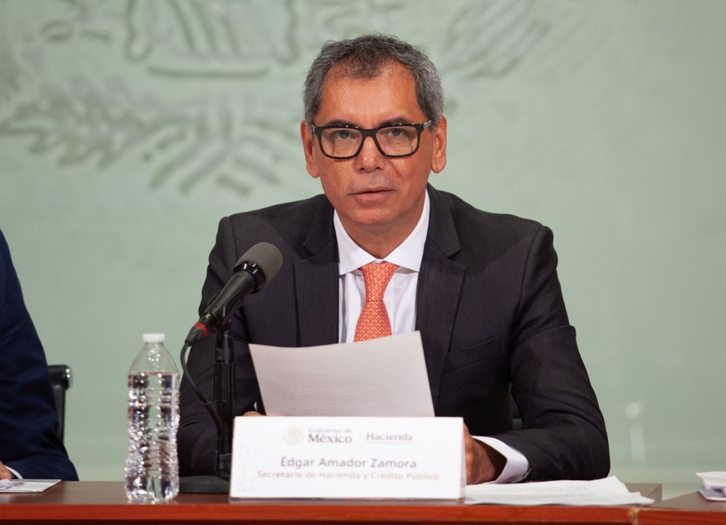 Secretario de Hacienda, Edgar Amador Zamora