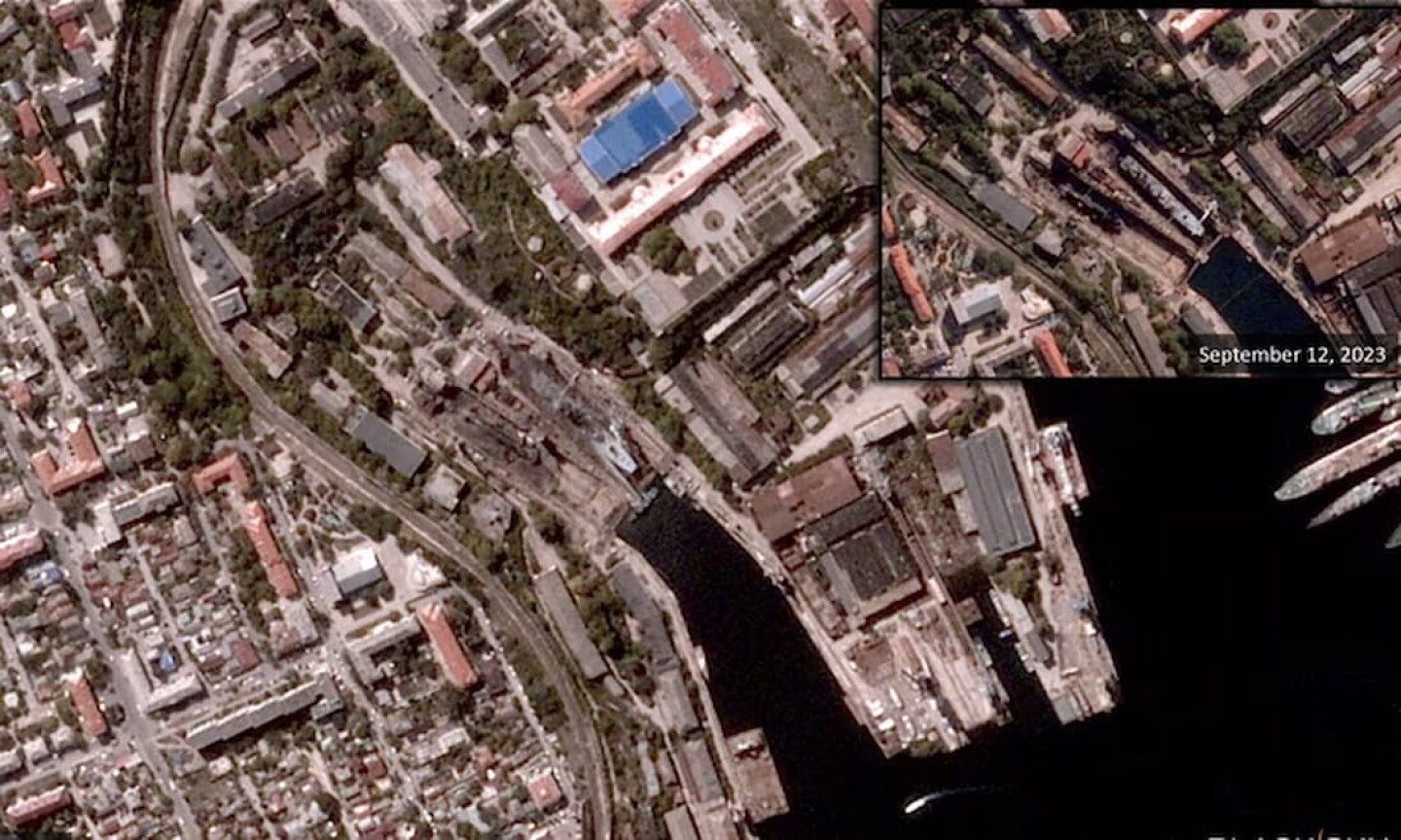 Ucrania ataca a buques de guerra rusos y un sistema de defensa aérea en Crimea