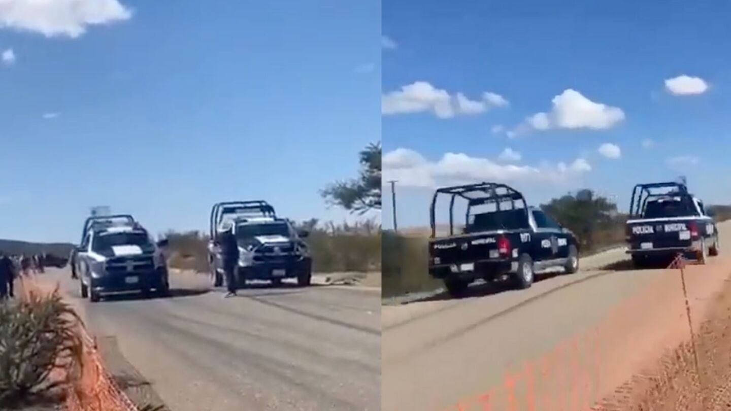 policías usan patrullas en arrancones