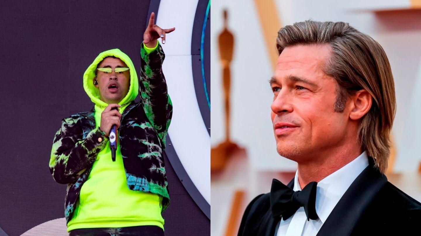 Bad Bunny y Brad Pitt