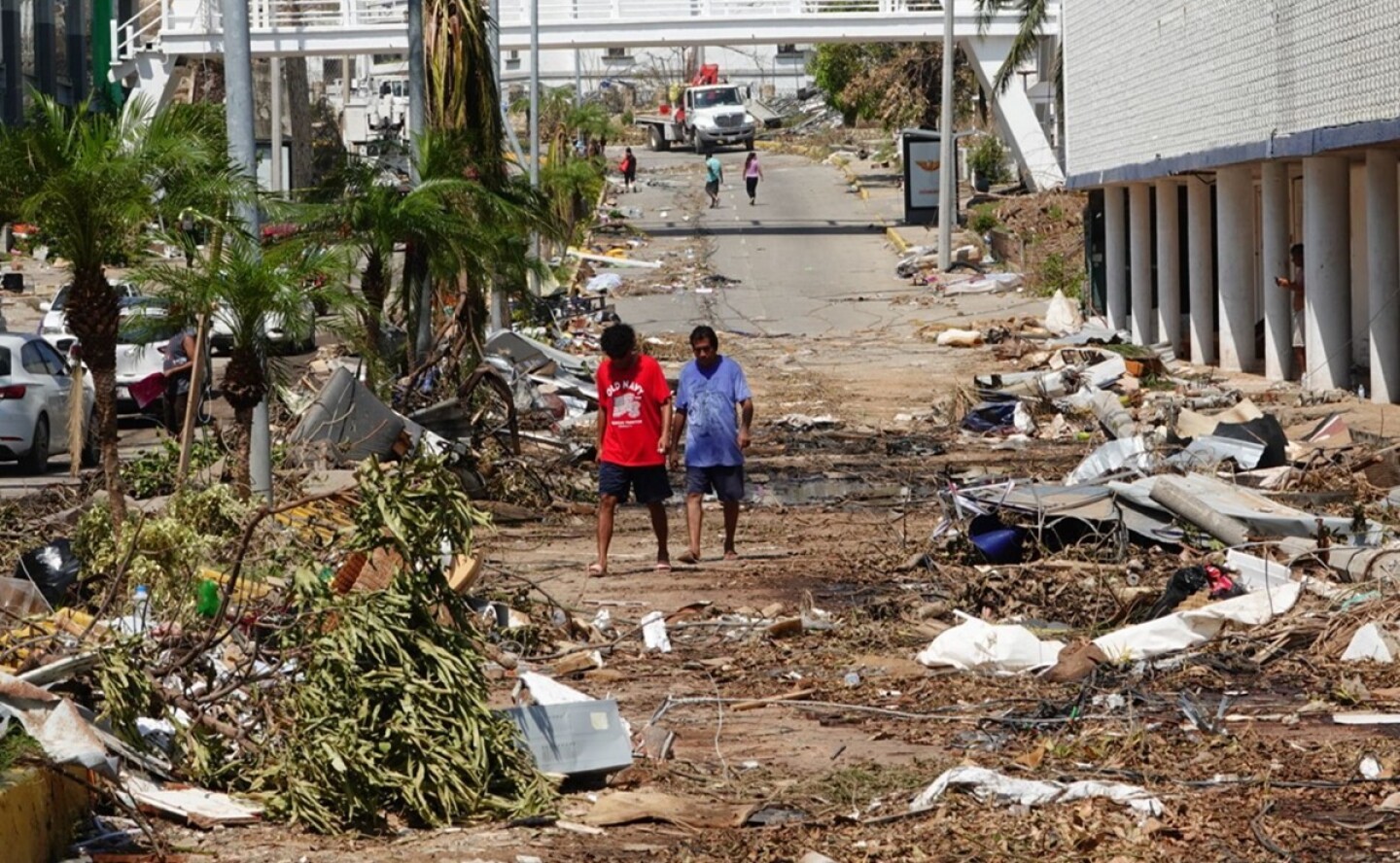 Acapulco tras el paso de 'Otis'