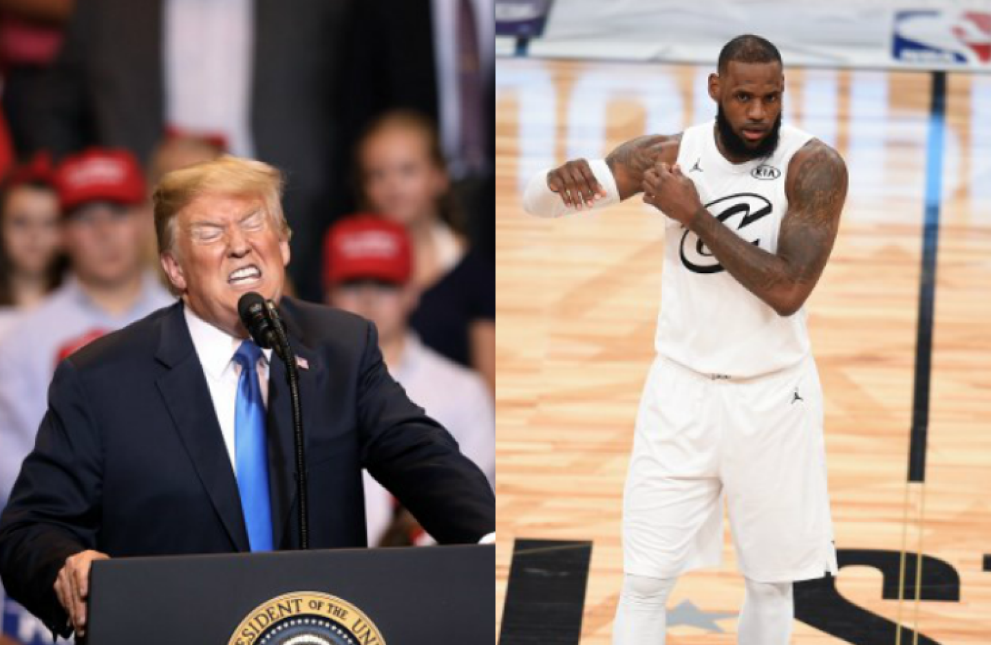 Trump y LeBron