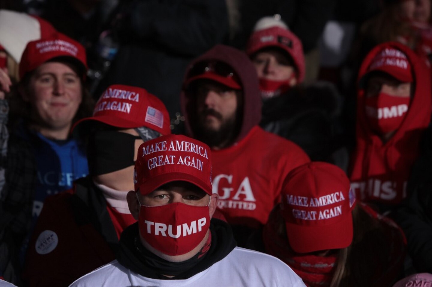 Donald Trump Holds Campaign Rally In Wisconsin The Night Before Election Day