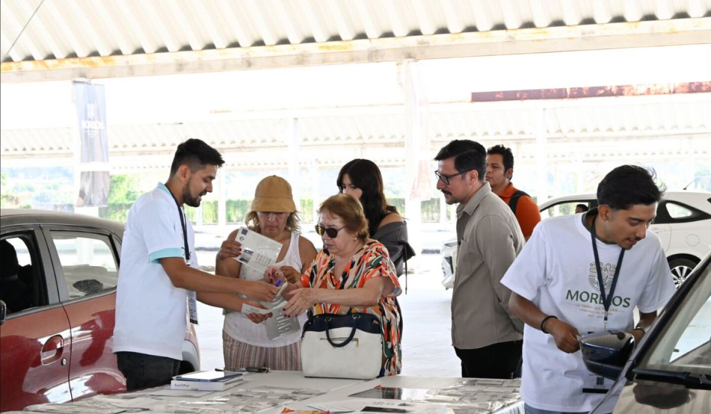 Canje de placas en Morelos