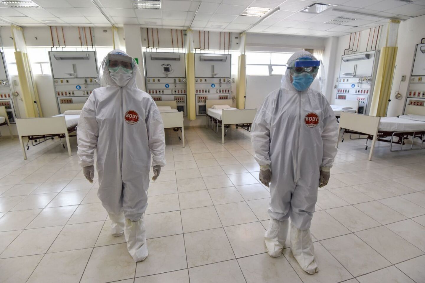 El Hospital Militar de la 22 Zona Militar en Santa María Rayón se encuentra al 90 por ciento de su reconversión a Hospital COVID-19.