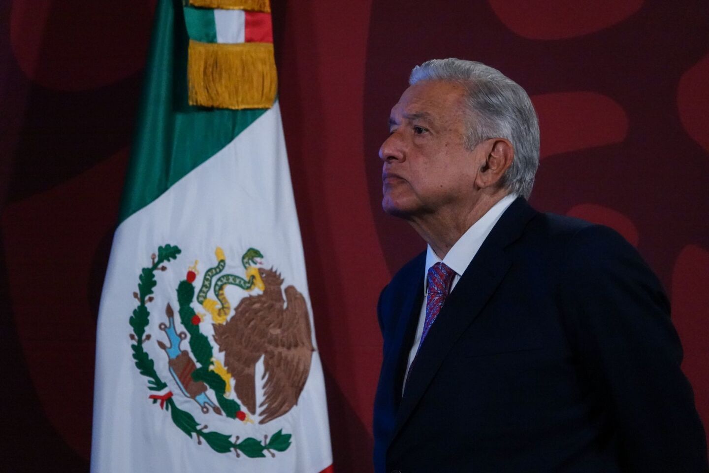 Andrés Manuel López Obrador durante la conferencia matutina donde expuso las acciones contra los narcóticos