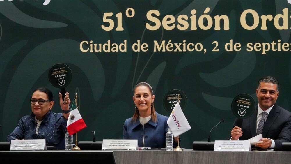 Sheinbaum Sesión Consejo Nacional Seguridad