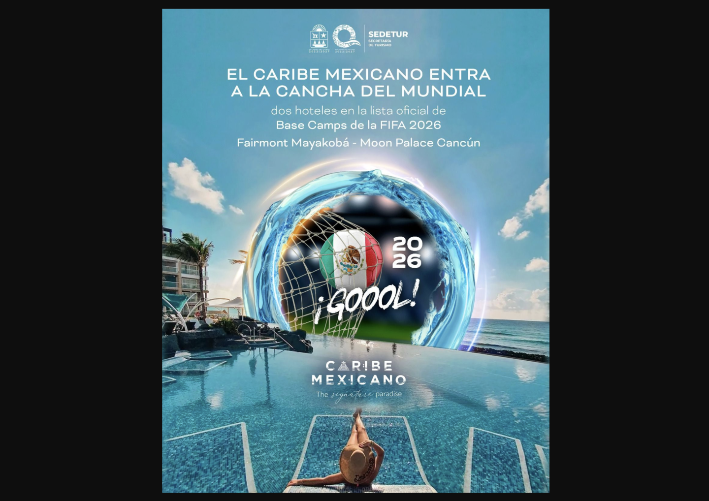 Hoteles Fairmont Mayakoba y Moon Palace hospedarán a selecciones del Mundial 2026