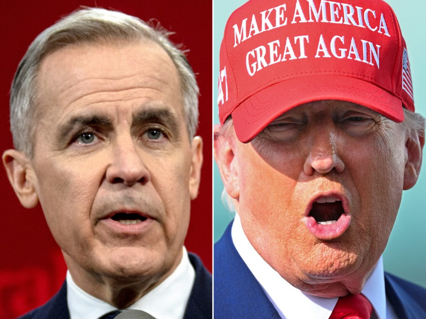 Mark Carney y Donald Trump