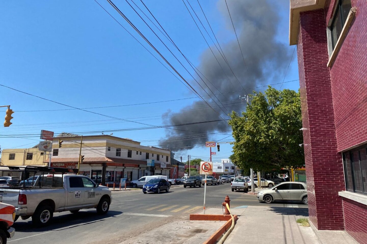 incendio Ciudad Obregón