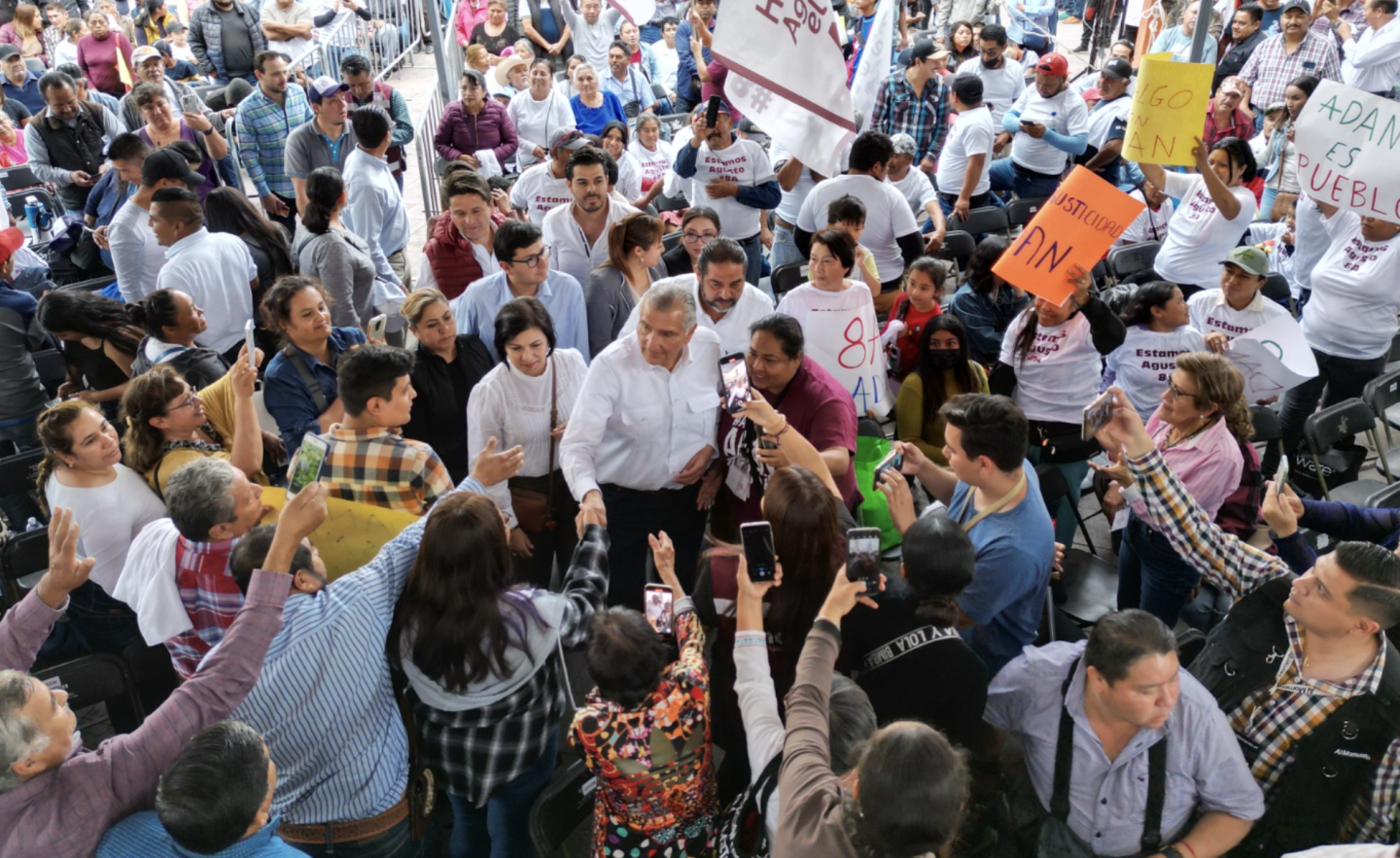 Adán Augusto en Morena