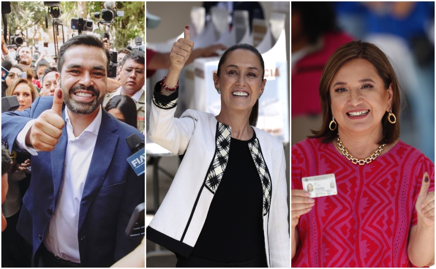 candidatos-presidenciales-méxico-votan-2024