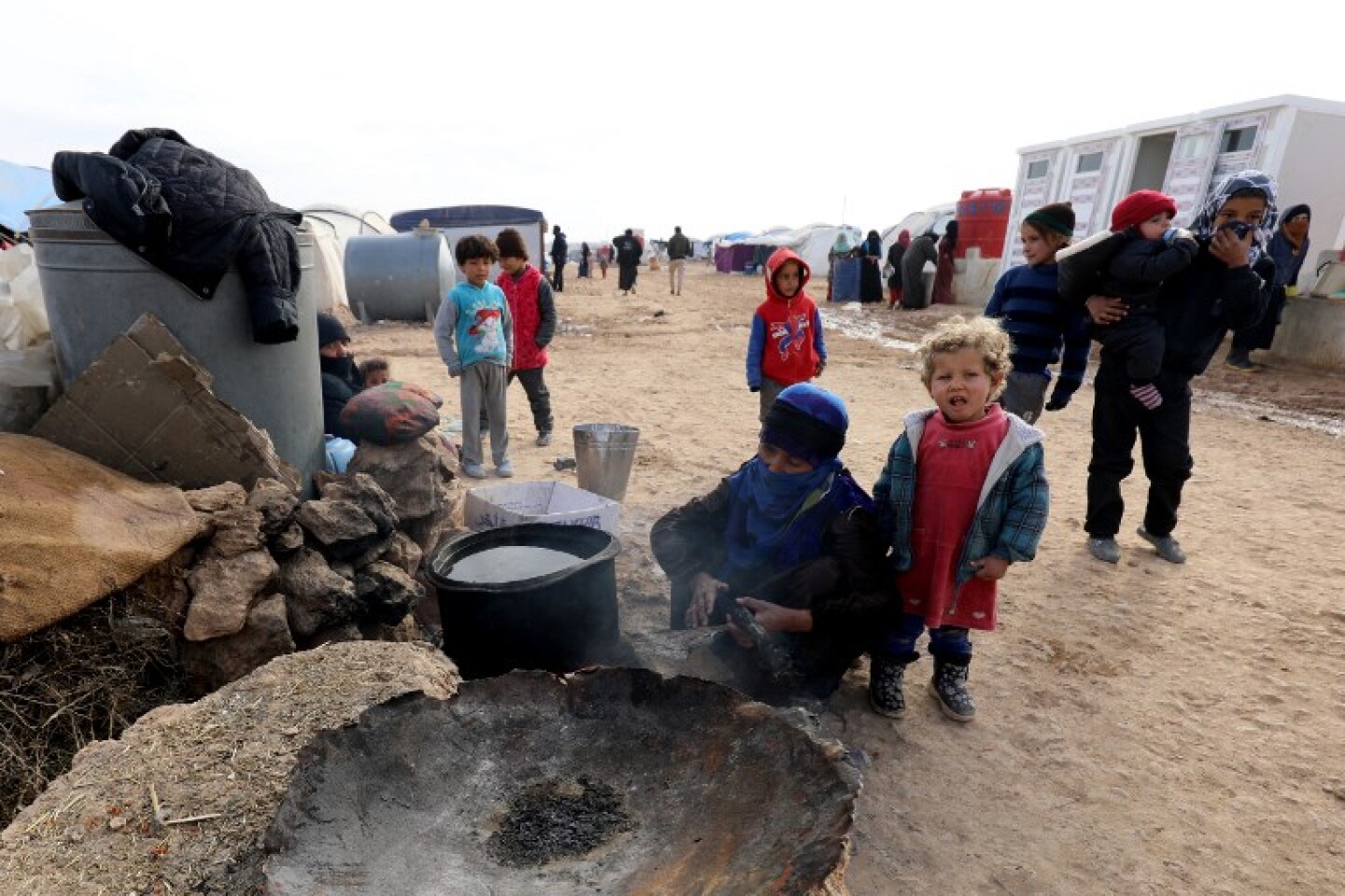 SYRIA-CONFLICT-HEALTH-WEATHER-DISPLACED