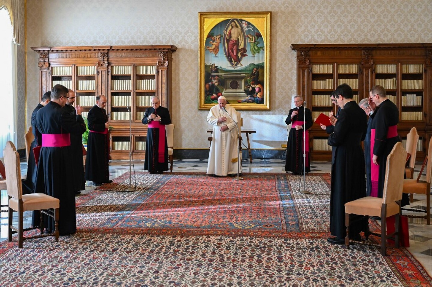 VATICAN-RELIGION-POPE-AUDIENCE-HEALTH-VIRUS