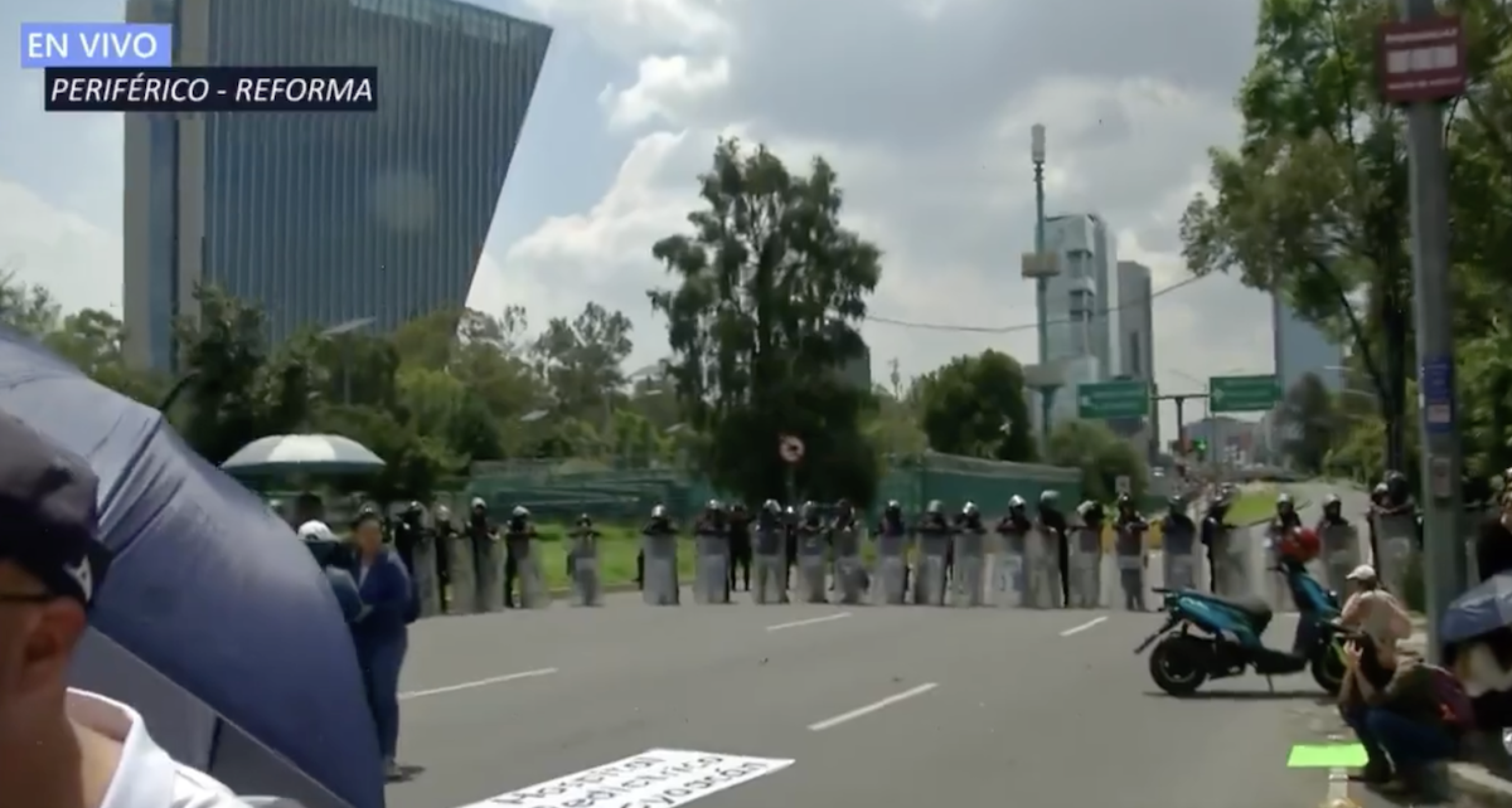 Bloqueo paseo de la reforma 8 de julio