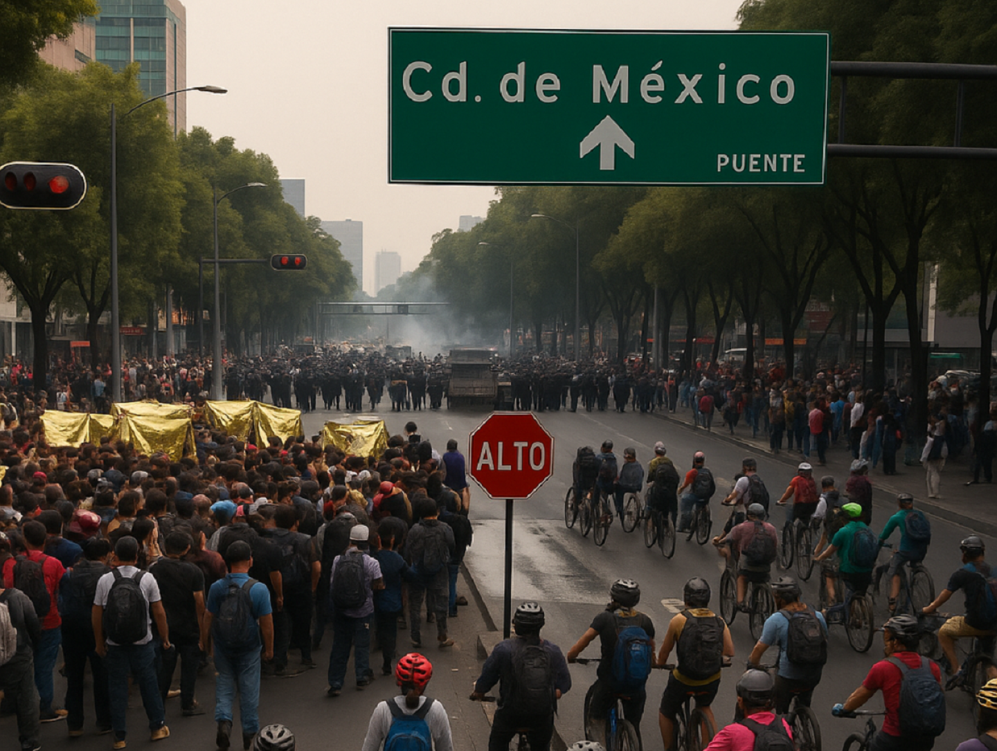 planea tu ruta Marchas manifestaciones bloqueos