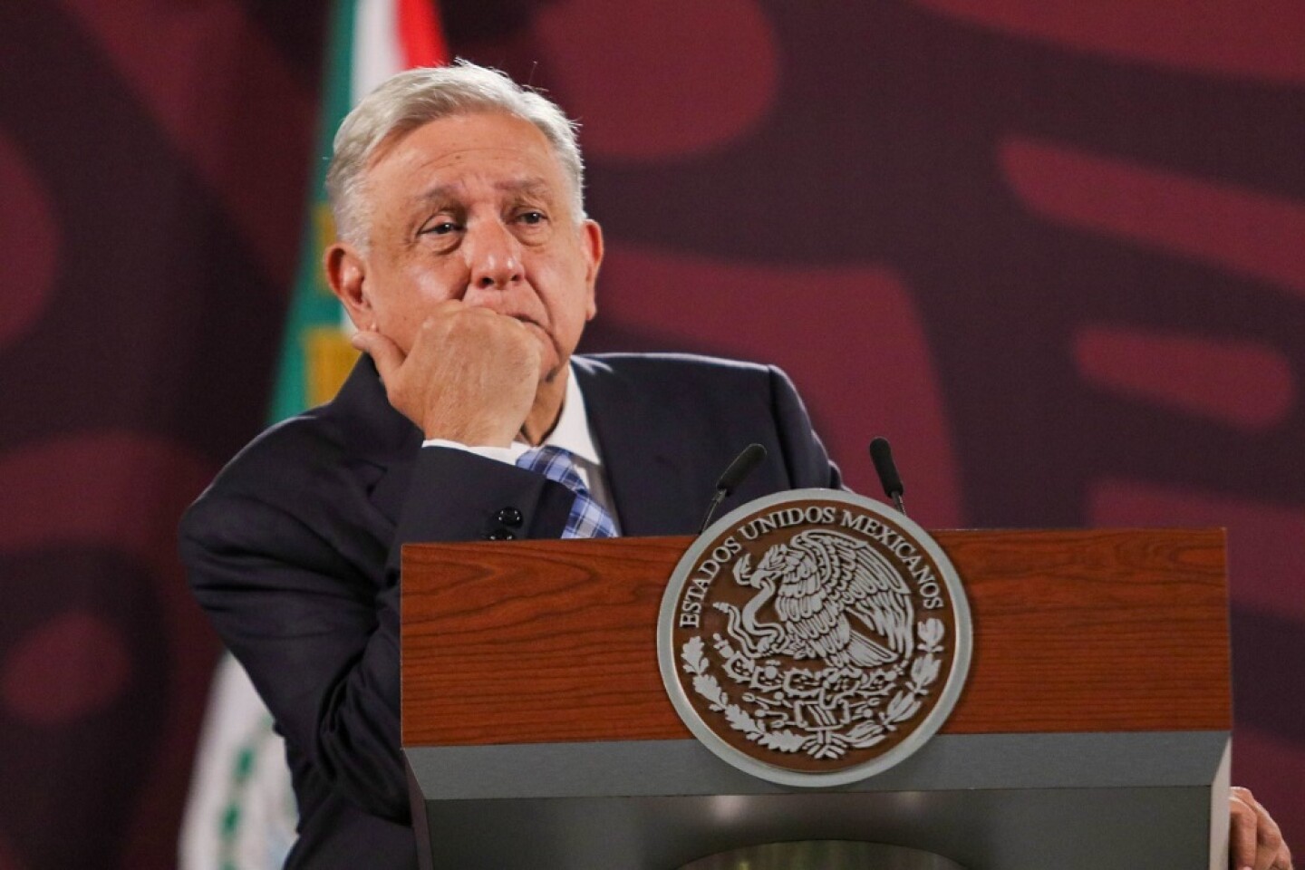 amlo mueca Mañanera Reconstrucción Acapulco-11