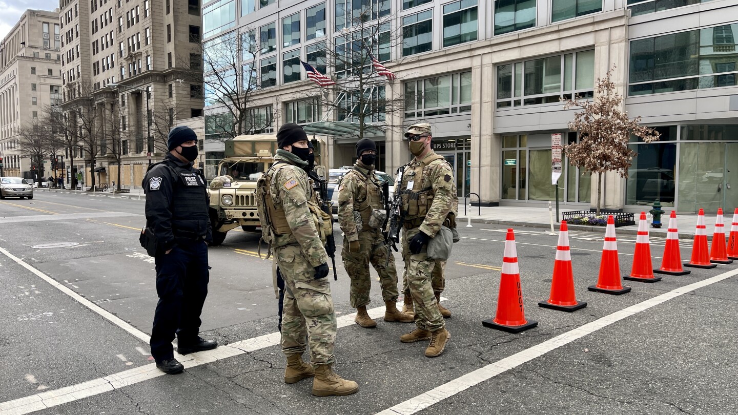 Calles de EU blindadas a días de investidura de Biden