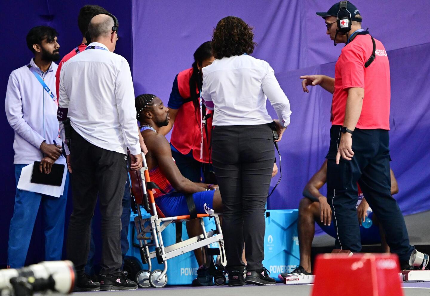 Noah Lyles compite con covid la final de los 200 metros