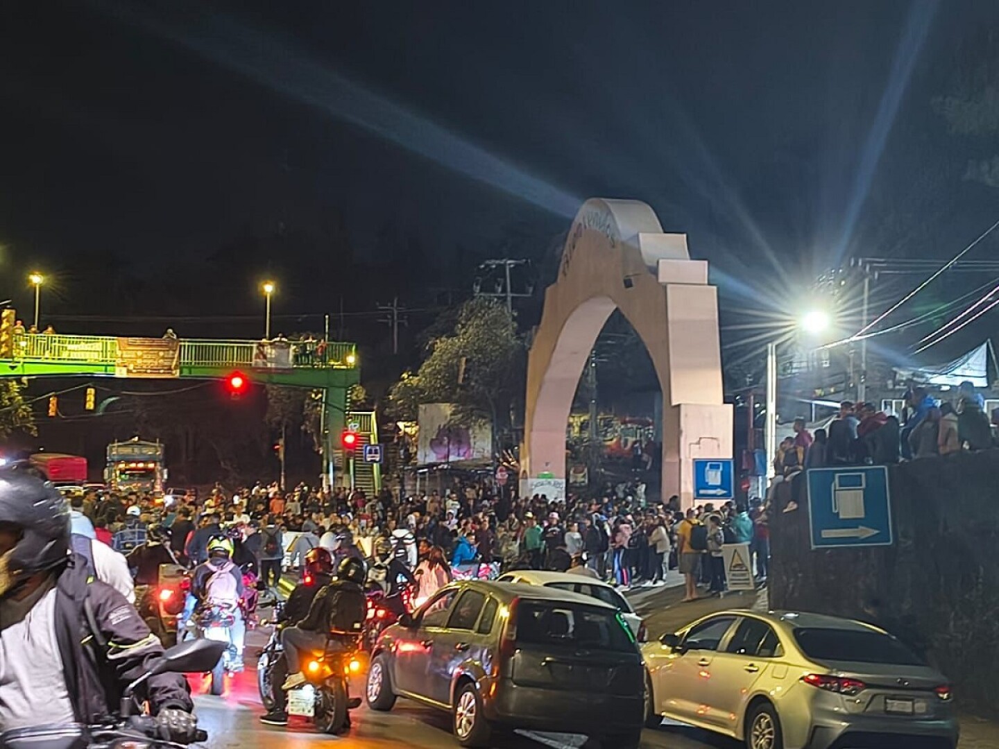 Manifestación en Tlalpan