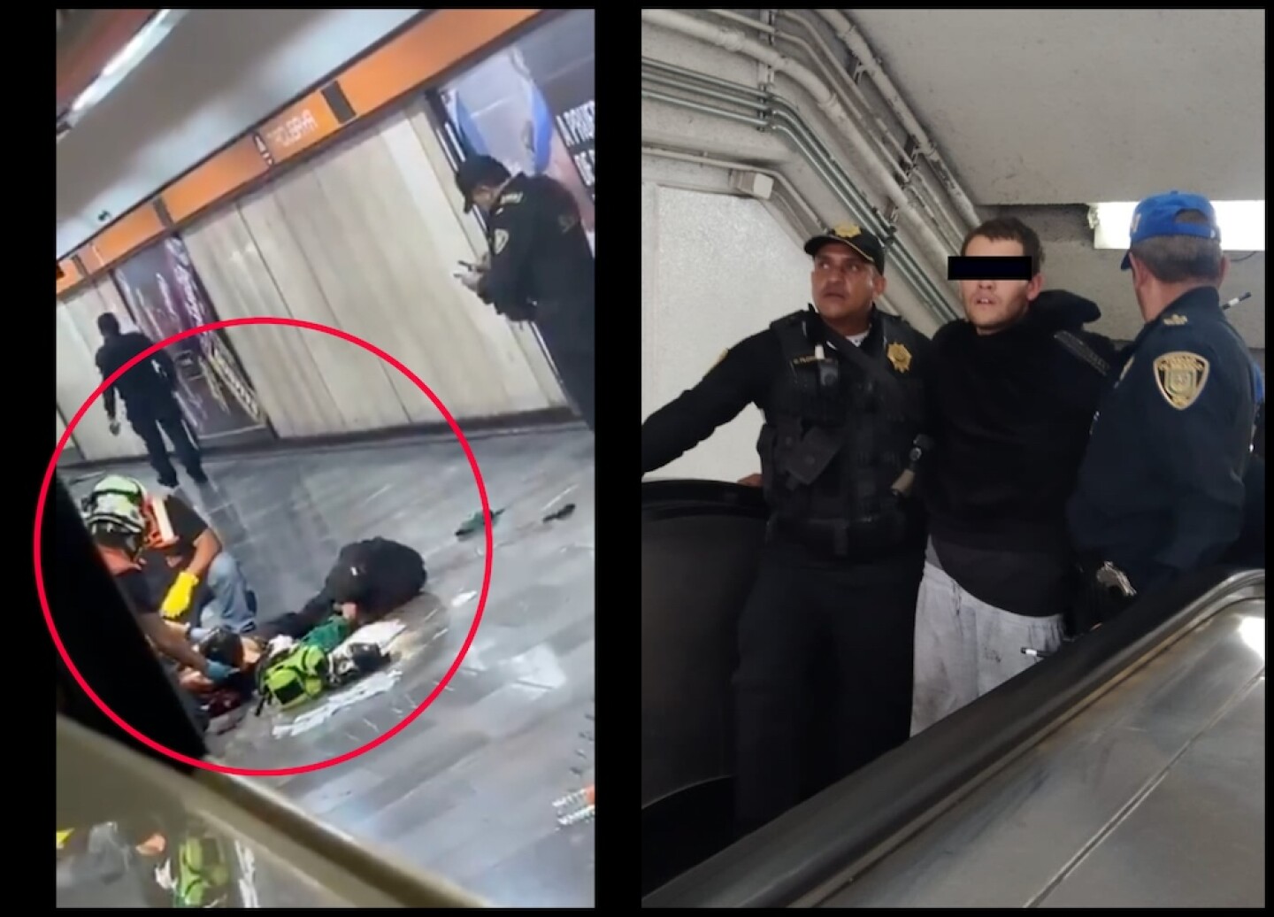 Ataque en el Metro Tacubaya