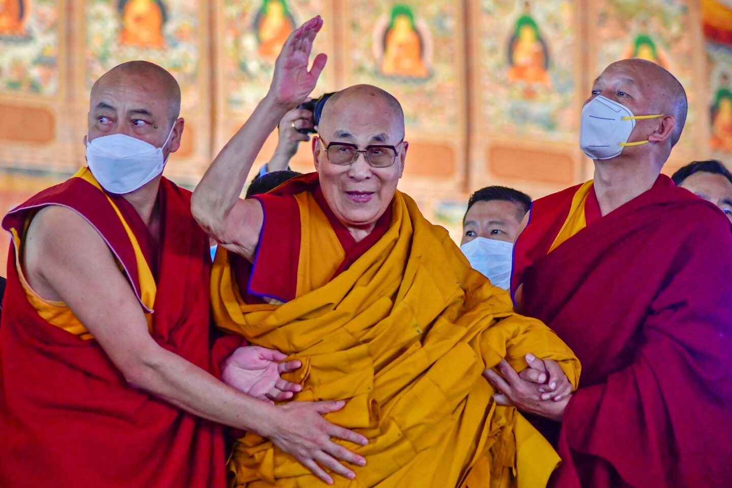 INDIA-RELIGION-DALAI LAMA