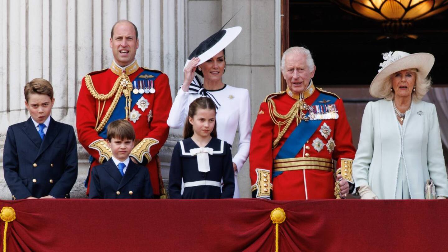 trooping the colour familia real britanica