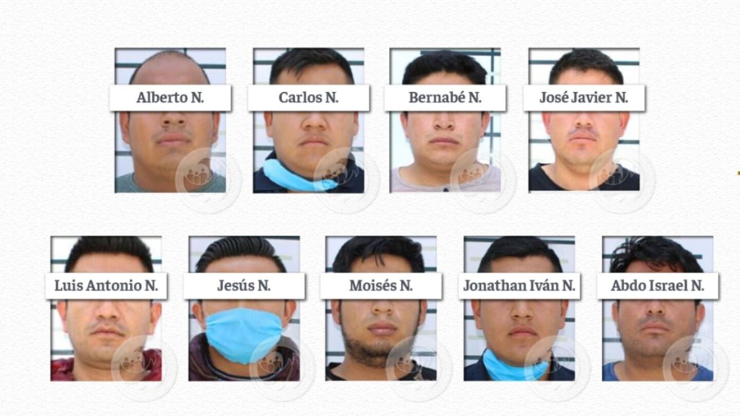 policías detenidos en Puebla