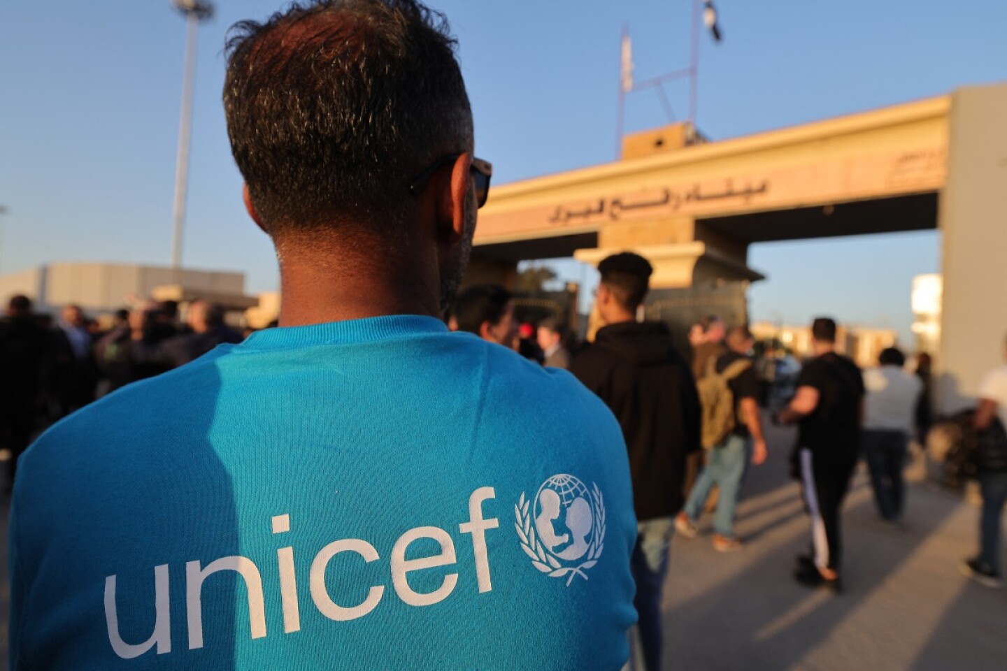 trabajador unicef gaza