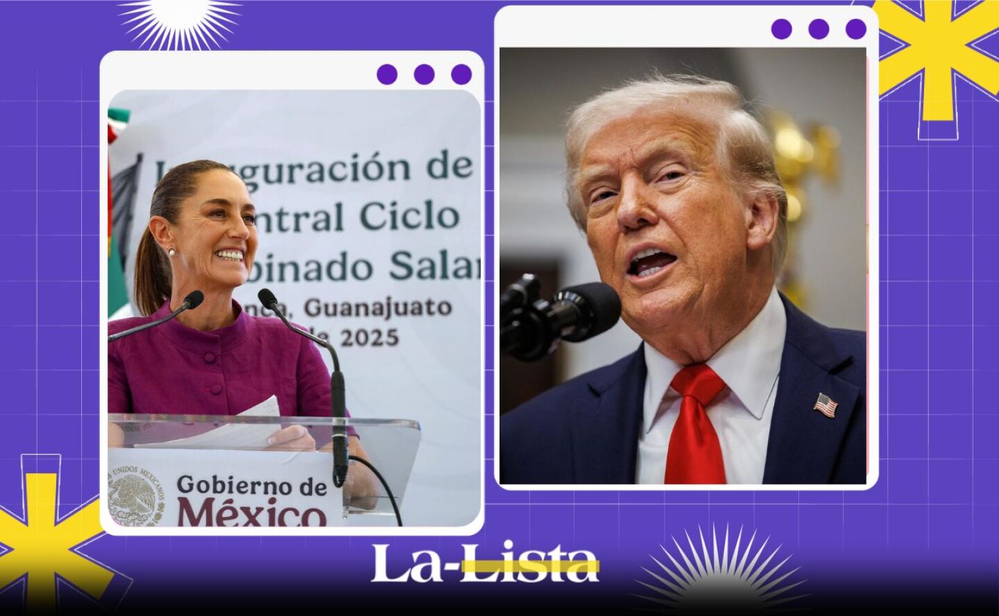 Sheinbaum y Trump