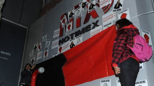 Trabajadores de Notimex