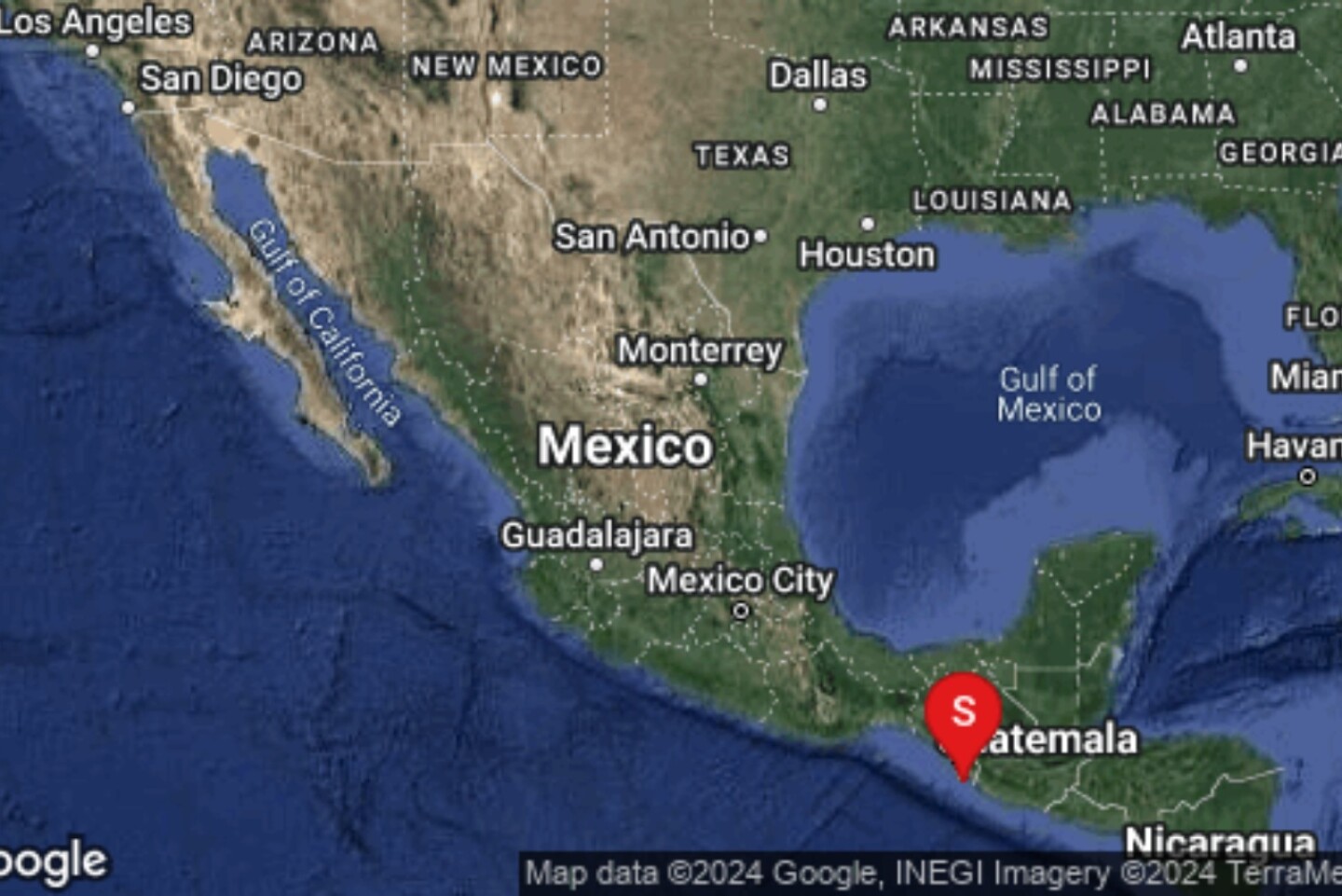 Temblor hoy Tapachula