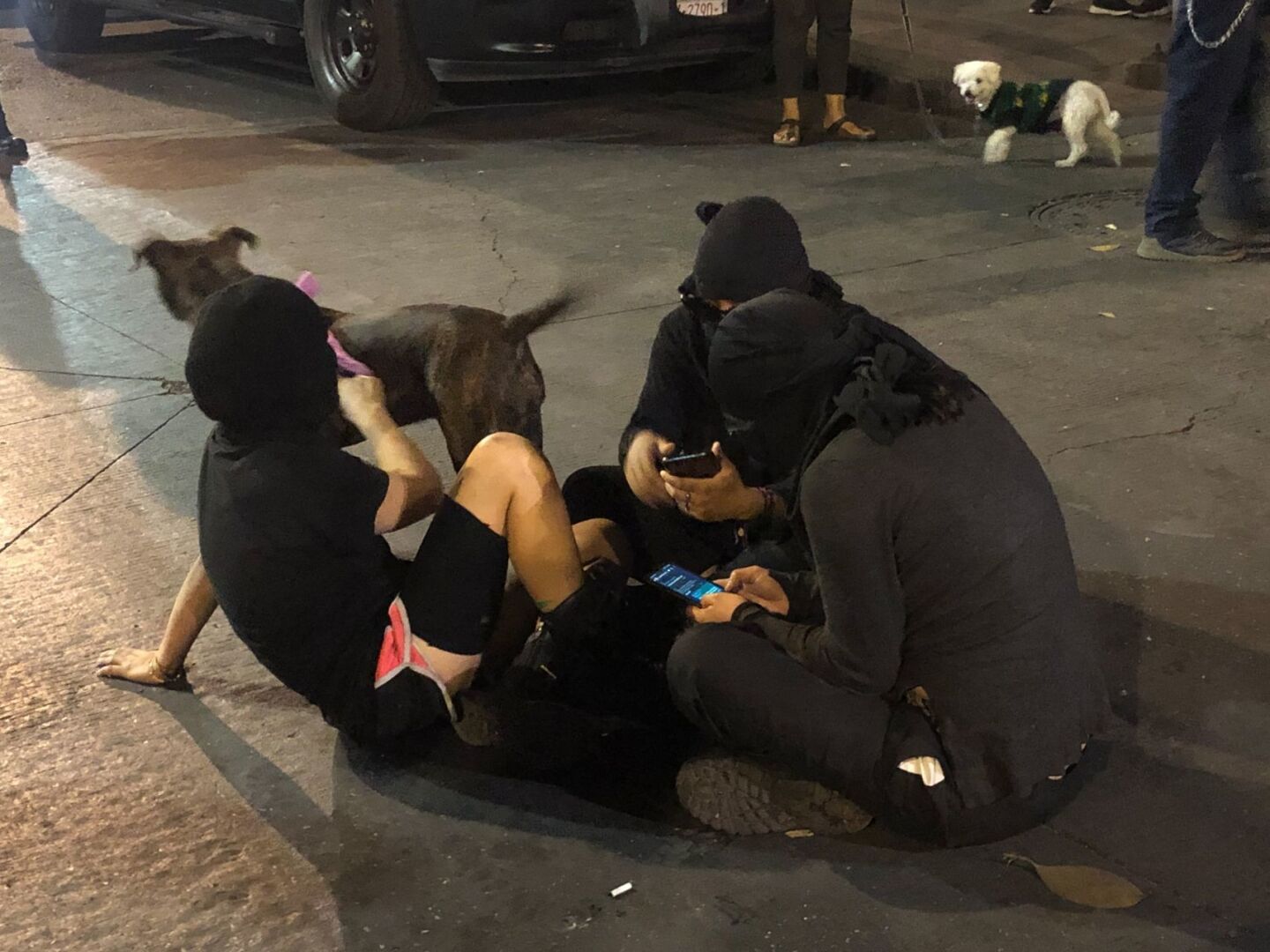 Detención chicas Okupa