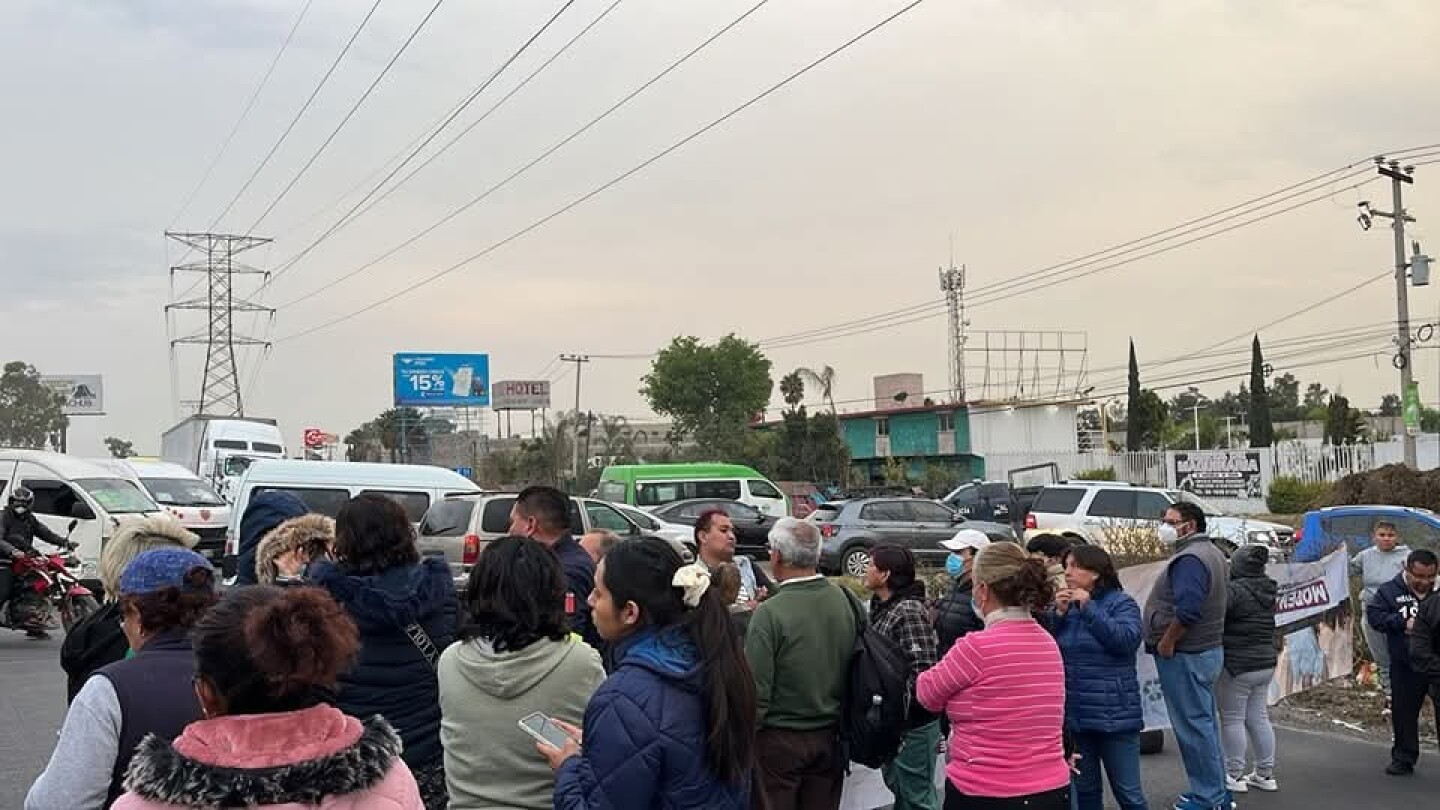 Texcoco-Lechería-bloqueo