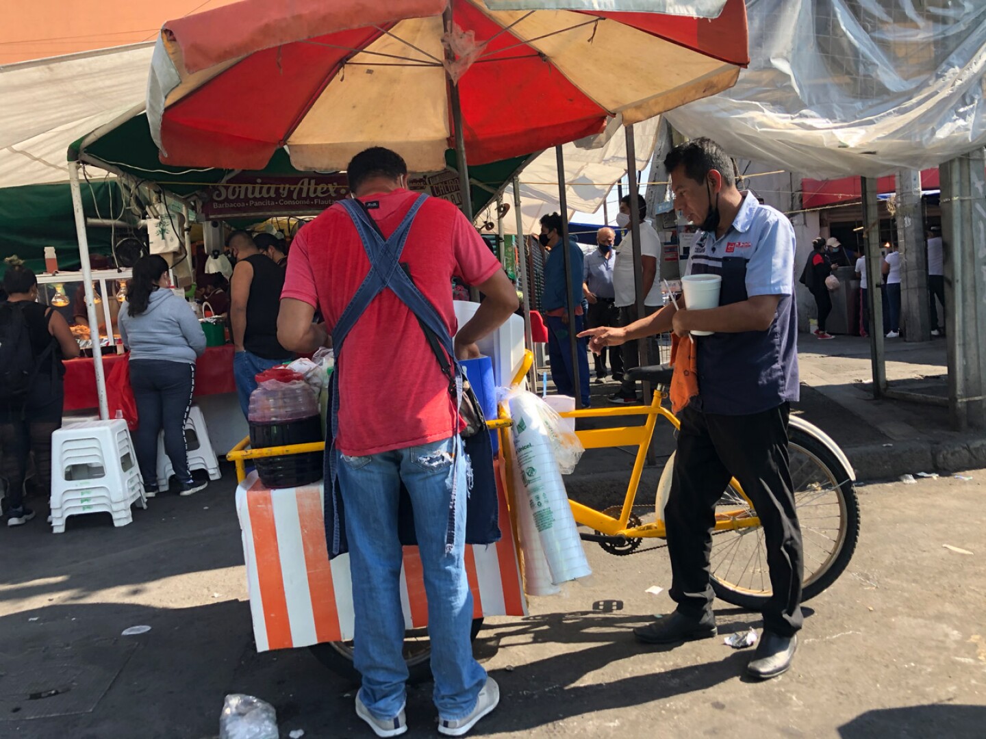 comercio informal, comercio ambulante, ambulante, alimentos